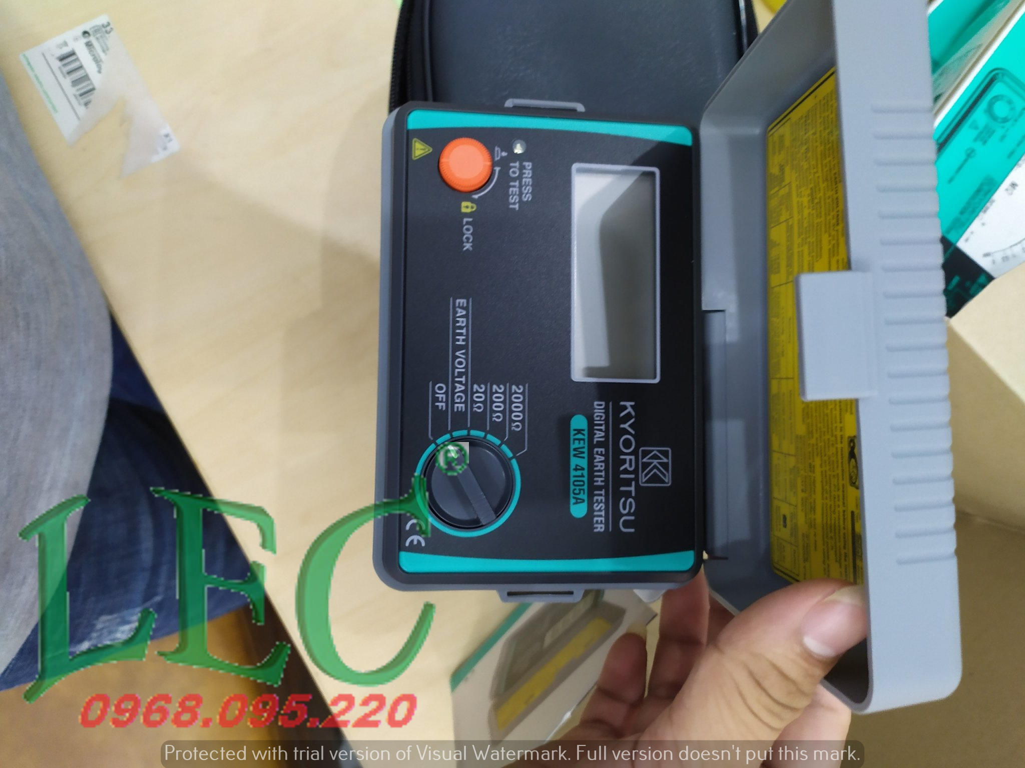 Đồng hồ đo điện trở đất Kyoritsu KEW 4105A chính hãng